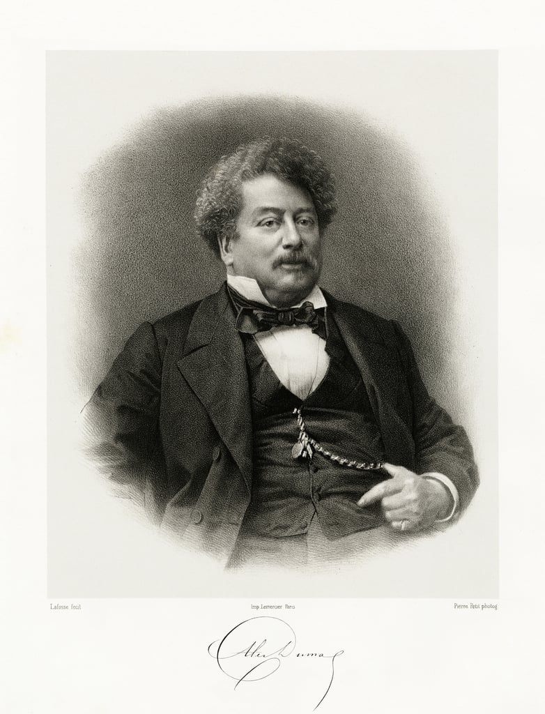 Alexandre Dumas, 186566 von Jean Baptiste Adolphe Lafosse